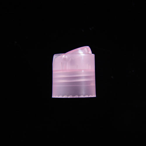24-4155 Semi-transparent pink press cap